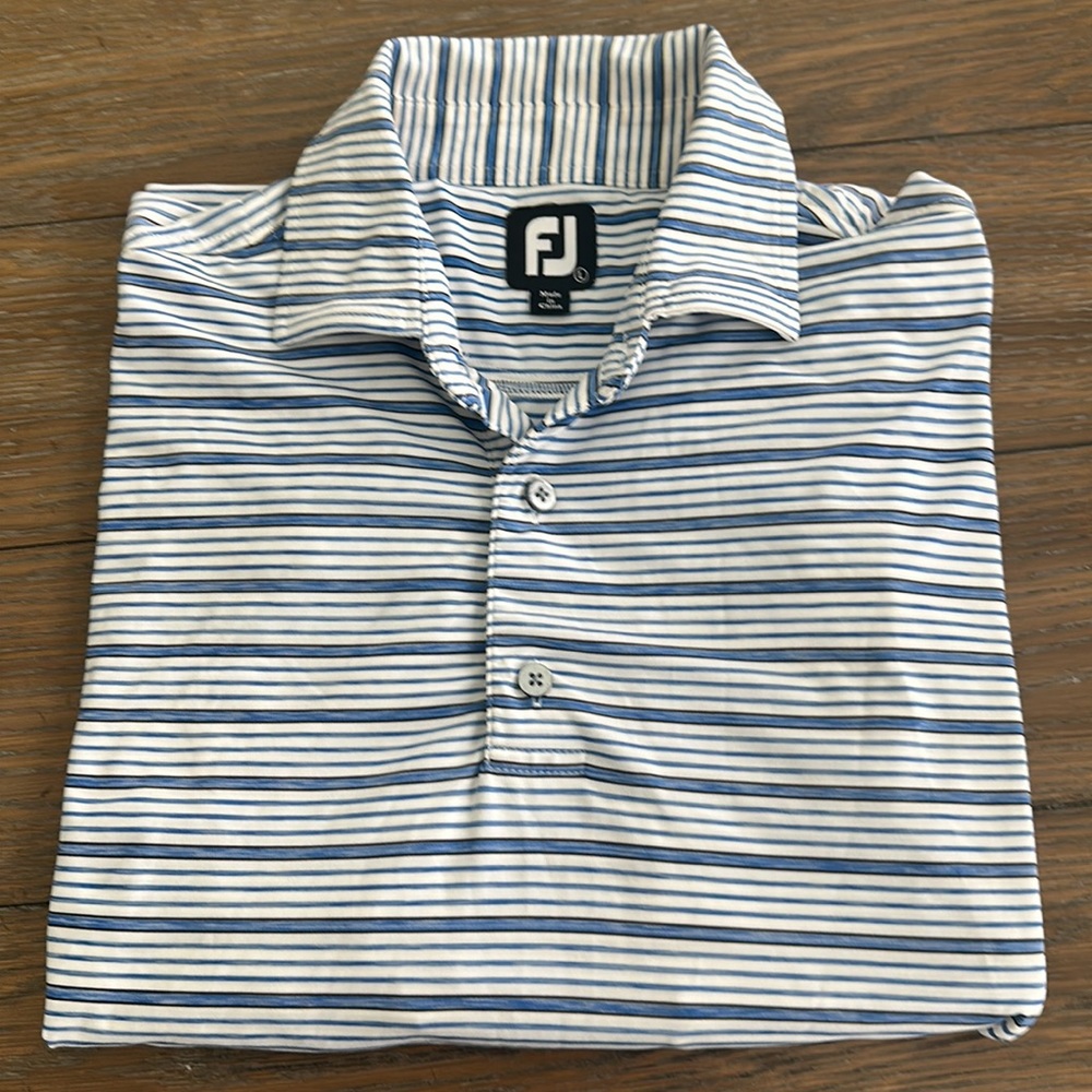 FJ golf polo size Large
